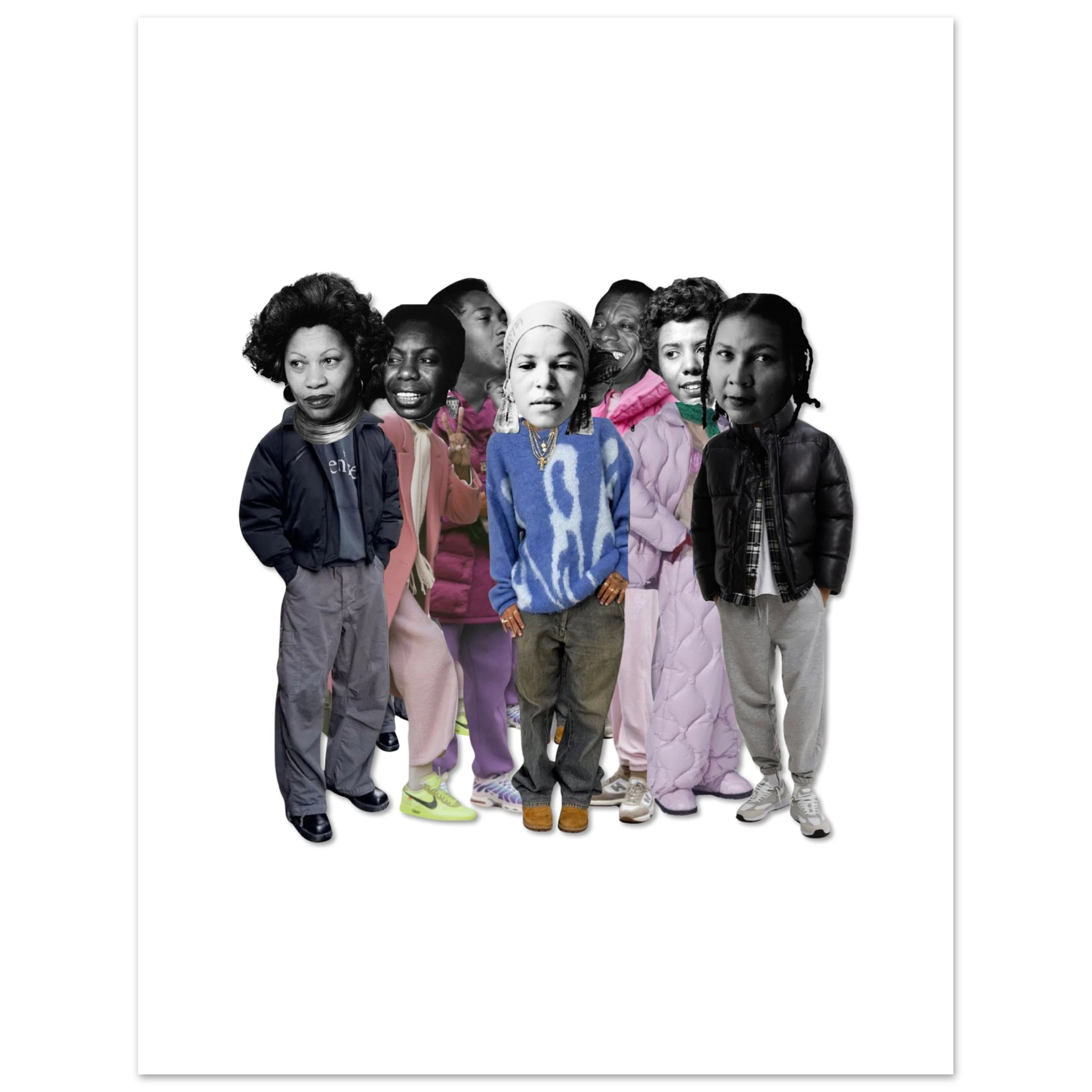 'Literary Collective' - Fine Art Poster 27x35 cm / 11x14″