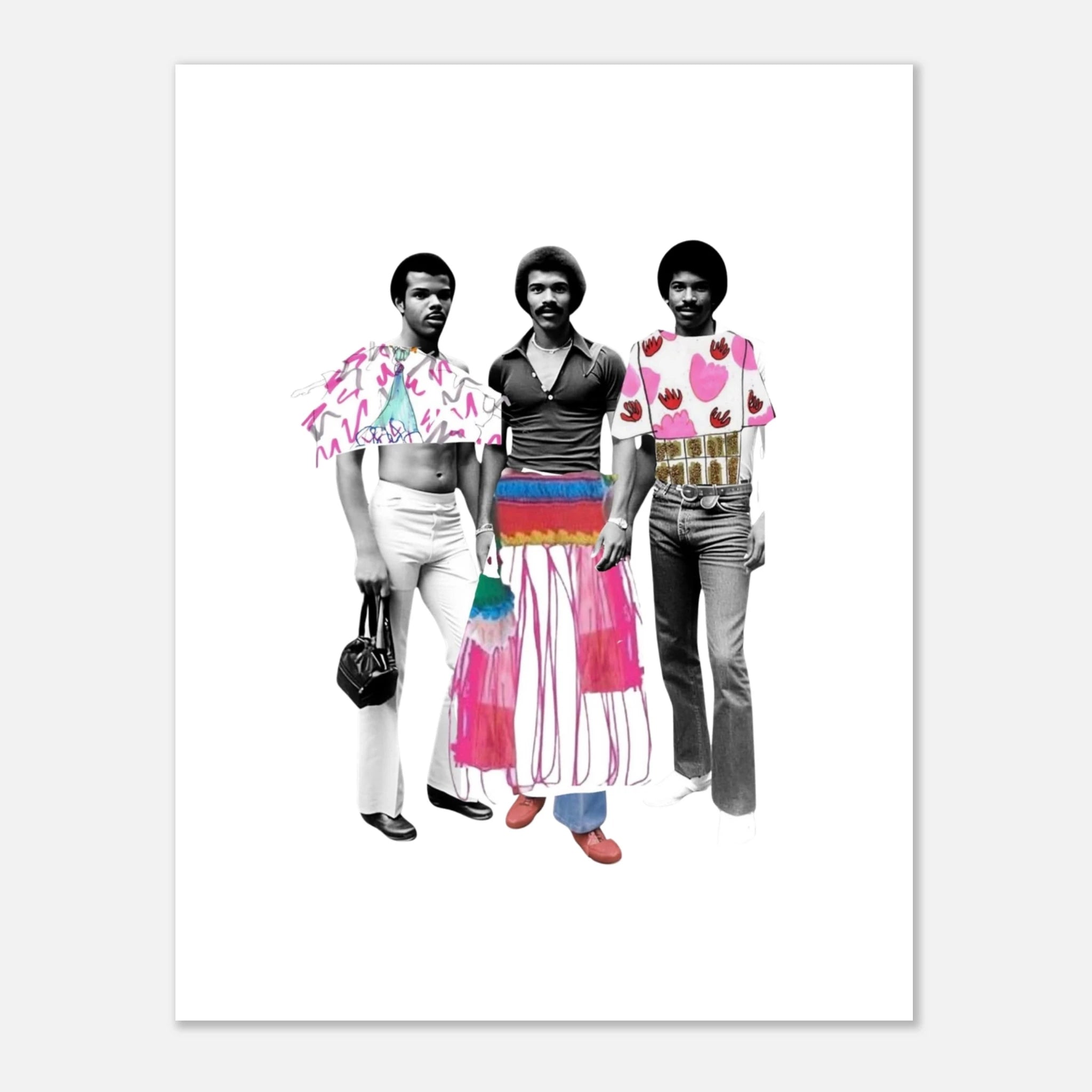 'Pretty Boys' - Fine Art Poster 27x35 cm / 11x14″