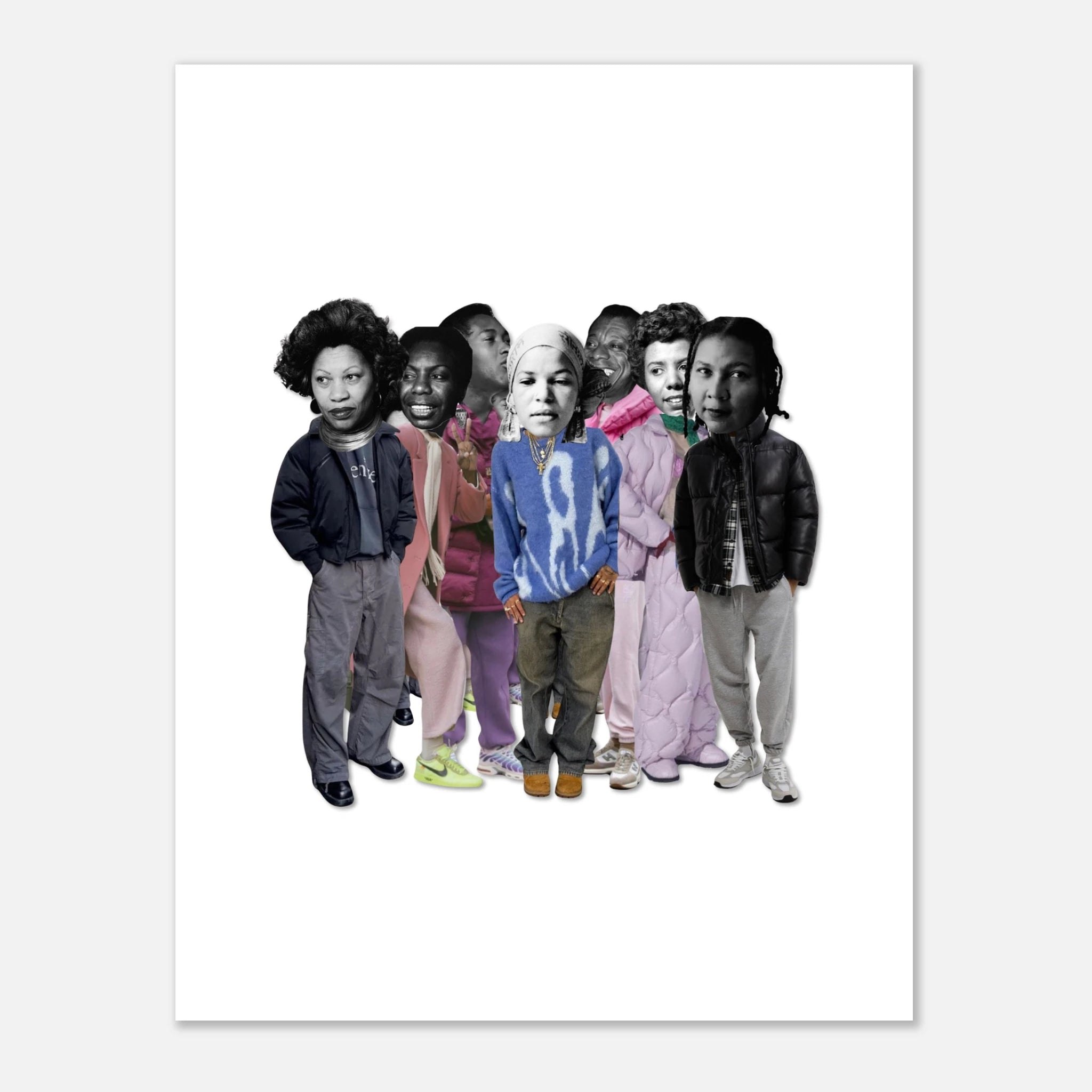 'Literary Collective' - Fine Art Poster 27x35 cm / 11x14″