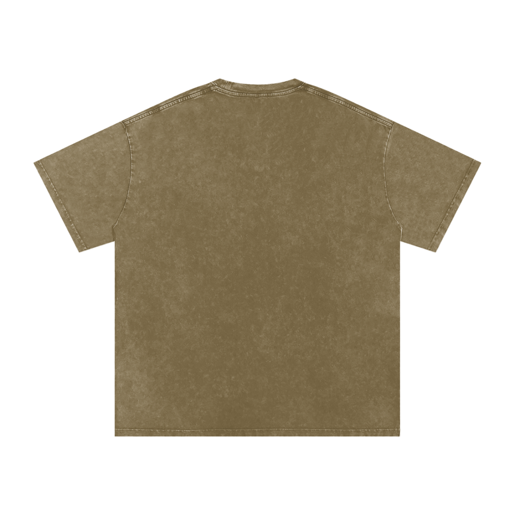 'Literary Collective' Snow Washed Oversized Cotton T-Shirt
